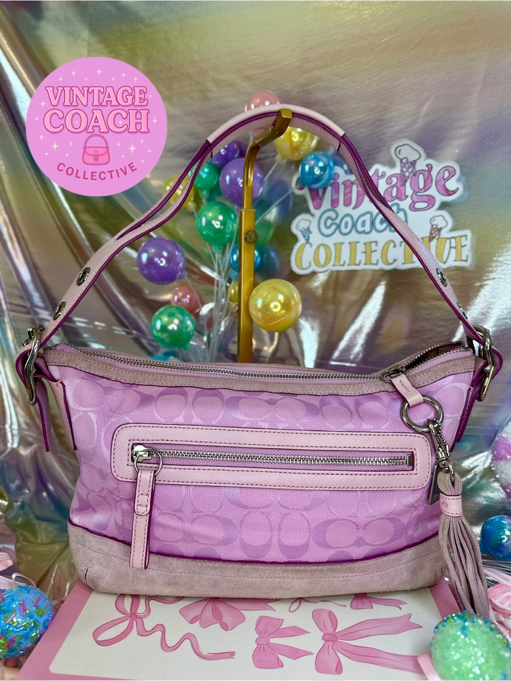 Pink east west duffel coach - Gem